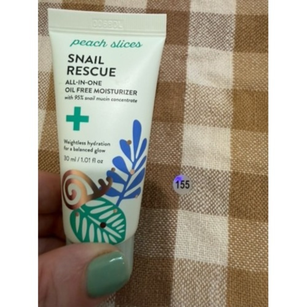 Peach Slices Snail Rescue All-In-One Oil Free Moisturizer 95% Snail Mucin 30ml